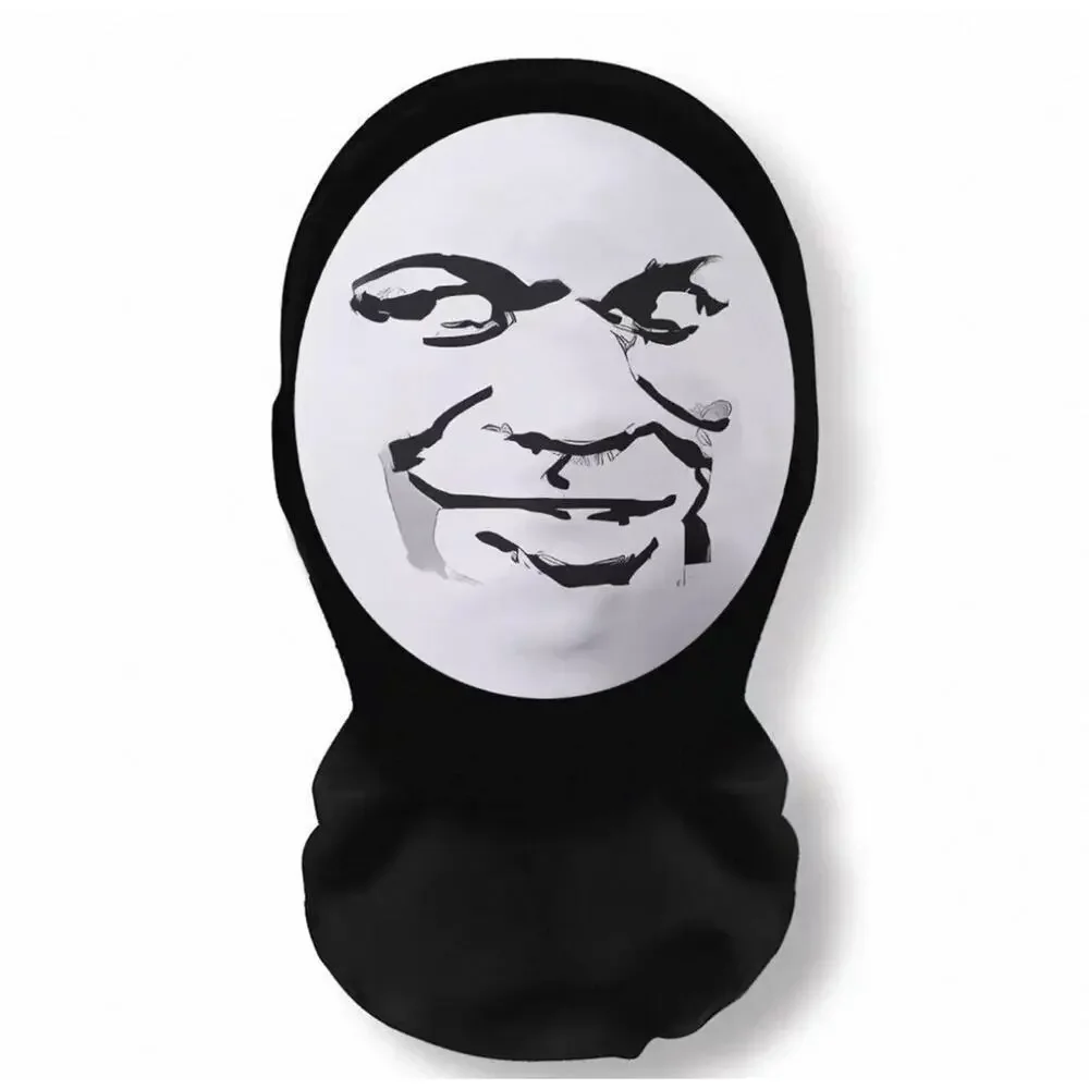 2‑Pack 3D Meme Balaclava Mask, Funny Prank Headwear Halloween Cosplay